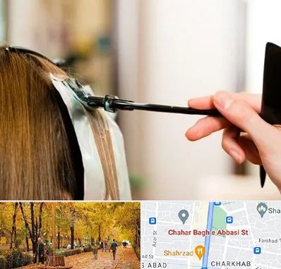 سالن رنگ مو در چهارباغ اصفهان