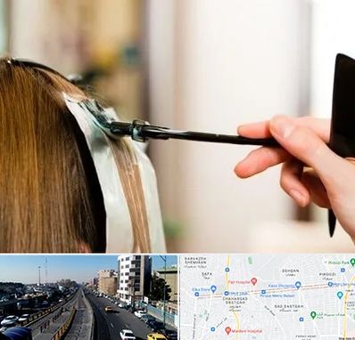 سالن رنگ مو در پیروزی