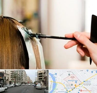 سالن رنگ مو در زیتون کارمندی اهواز