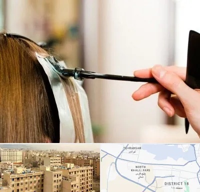 سالن رنگ مو در جنوب غرب تهران