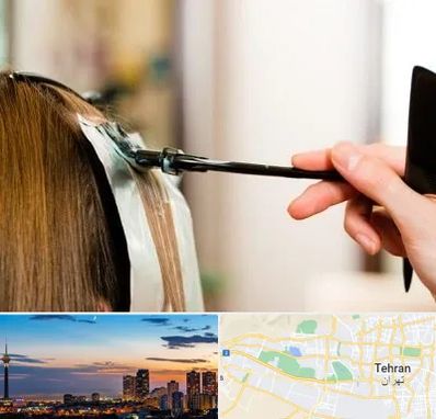 سالن رنگ مو در غرب تهران