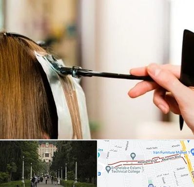 سالن رنگ مو در بلوار معلم رشت