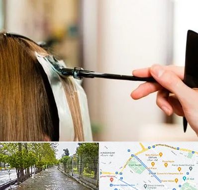 سالن رنگ مو در خیابان ارم شیراز