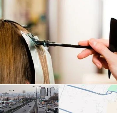 سالن رنگ مو در بلوار ارتش