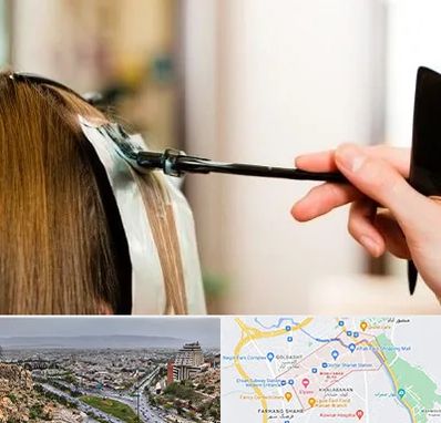 سالن رنگ مو در معالی آباد شیراز