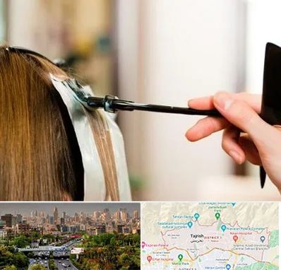 سالن رنگ مو در منطقه 1 تهران