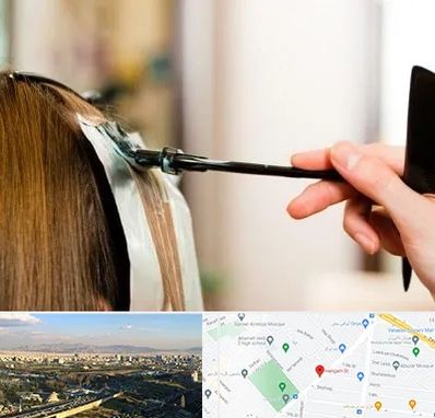 سالن رنگ مو در هنگام