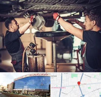 اتوسرویس در نصف راه تبریز