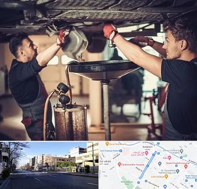 اتوسرویس در خیابان ملاصدرا شیراز