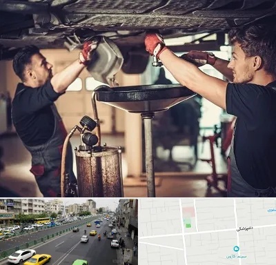 اتوسرویس در خیابان دامپزشکی