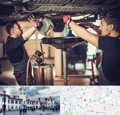 اتوسرویس در میدان شهرداری رشت