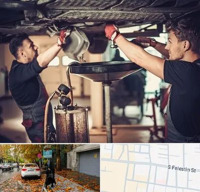 اتوسرویس در خیابان فلسطین