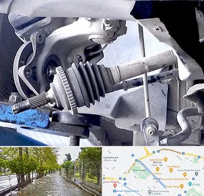 تعمیر جلوبندی در خیابان ارم شیراز