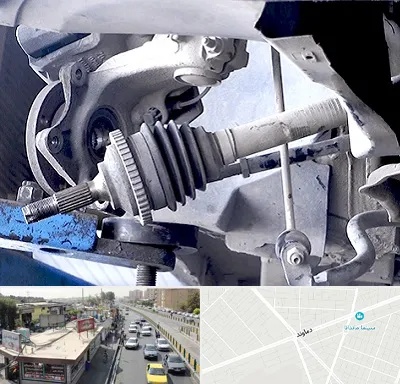 تعمیر جلوبندی در خیابان دماوند