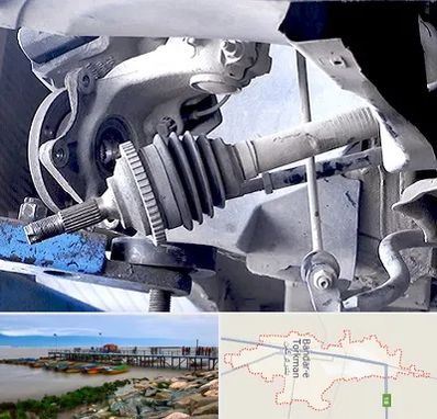 تعمیر جلوبندی در بندر ترکمن