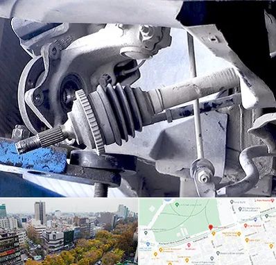 تعمیر جلوبندی در بلوار کشاورز