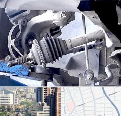 تعمیر جلوبندی در خیابان بهشتی