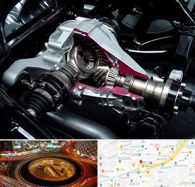 تعمیر دیفرانسیل در میدان ولیعصر