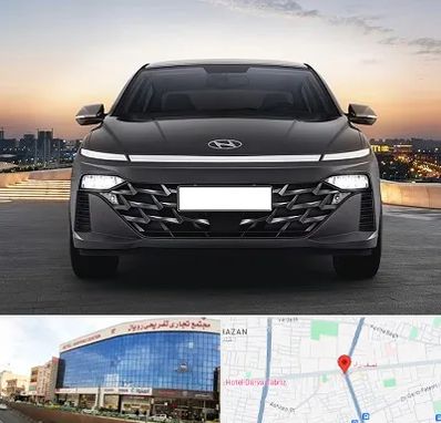 تعمیرگاه هیوندای در نصف راه تبریز