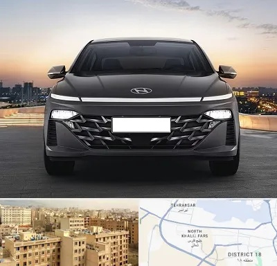 تعمیرگاه هیوندای در جنوب غرب تهران