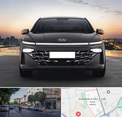تعمیرگاه هیوندای در شهرک ولیعصر