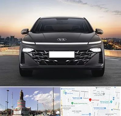 تعمیرگاه هیوندای در کارگر جنوبی