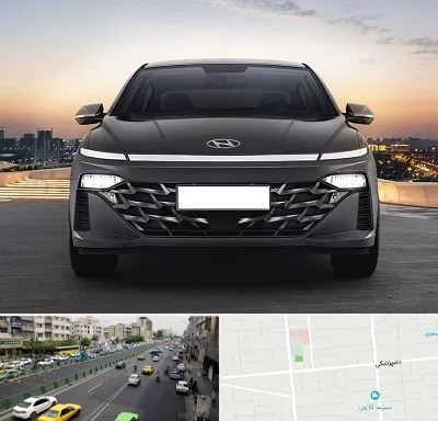 تعمیرگاه هیوندای در خیابان دامپزشکی