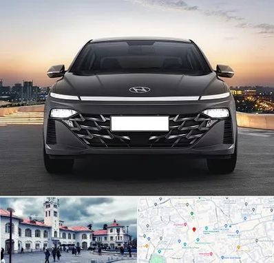 تعمیرگاه هیوندای در میدان شهرداری رشت