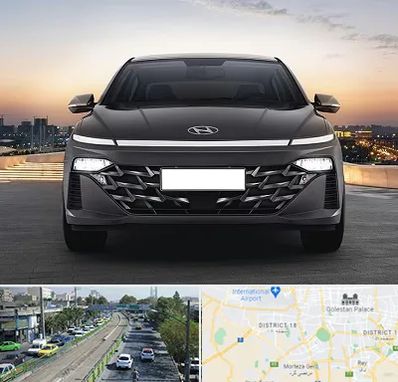 تعمیرگاه هیوندای در جنوب تهران 