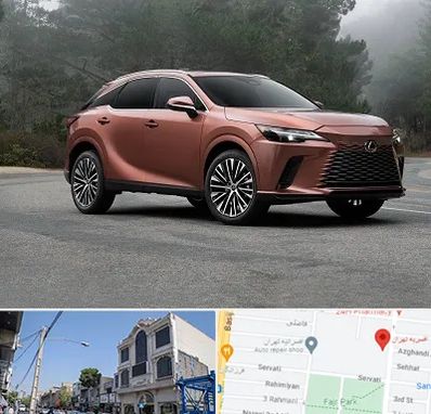 تعمیرگاه لکسوس در افسریه 