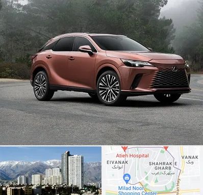 تعمیرگاه لکسوس در شهرک غرب 