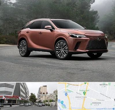 تعمیرگاه لکسوس در بلوار فردوس 