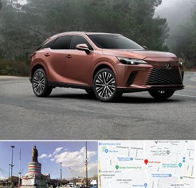 تعمیرگاه لکسوس در کارگر جنوبی