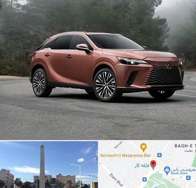 تعمیرگاه لکسوس در فلکه گاز شیراز