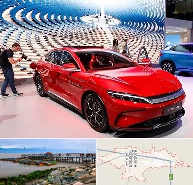 تعمیرگاه خودرو چینی در بندر ترکمن