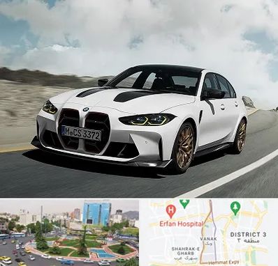 تعمیرگاه بی ام و در ونک 