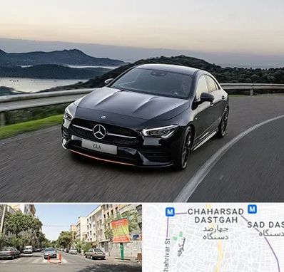 تعمیرگاه بنز در چهارصد دستگاه 