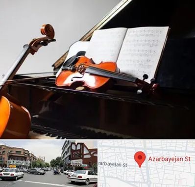آموزشگاه موسیقی در خیابان آذربایجان