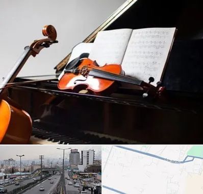 آموزشگاه موسیقی در بلوار ارتش