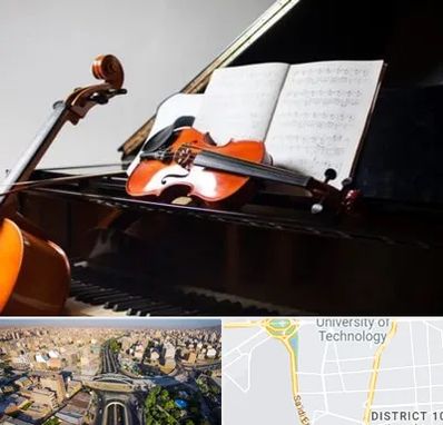 آموزشگاه موسیقی در استاد معین