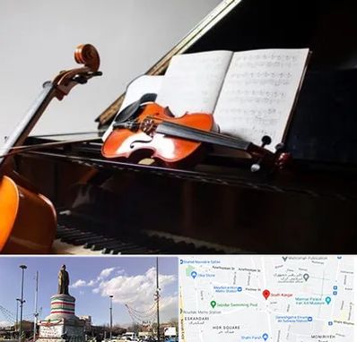 آموزشگاه موسیقی در کارگر جنوبی