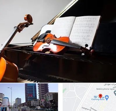 آموزشگاه موسیقی در چهارراه طالقانی کرج