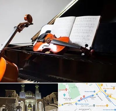 آموزشگاه موسیقی در زرگری شیراز