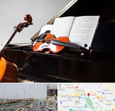 آموزشگاه موسیقی در بلوار توس مشهد