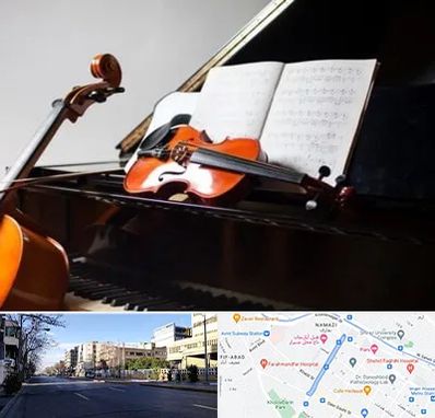 آموزشگاه موسیقی در خیابان ملاصدرا شیراز