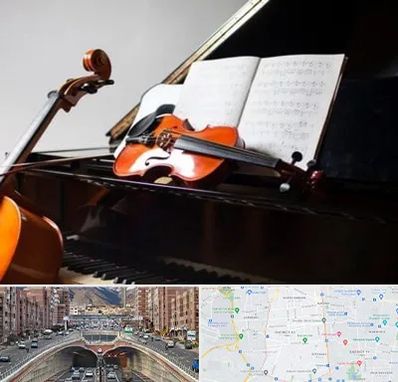 آموزشگاه موسیقی در منطقه 10 تهران