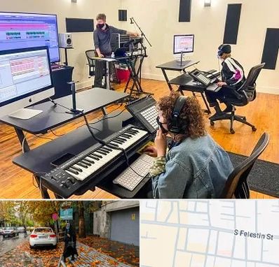 آموزشگاه آهنگسازی در خیابان فلسطین