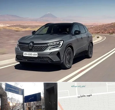 تعمیرگاه رنو در سی متری جی