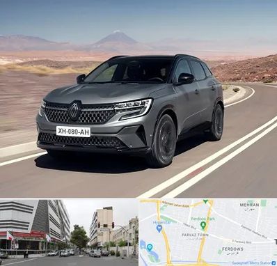 تعمیرگاه رنو در بلوار فردوس 