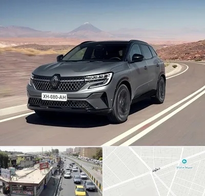 تعمیرگاه رنو در خیابان دماوند